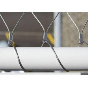 Safety 304 304L 316 316L Stainless Steel Cable Netting Knotted Rope Mesh