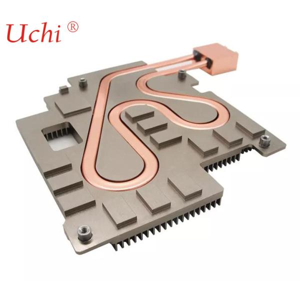 Buy Copper Profile Heat Pipe Liquid Cooling Plate Custom Design at wholesale prices