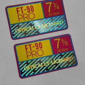 Permanent Anti Counterfeit Sticker PET Laser Holographic Waterproof Stickers