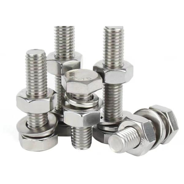 Buy 3/8 1/2 ASTM A193 A194 Hex Heavy Duty Bolt Nut Washer B7 B8 GR 8 8M ASME B16.5 at wholesale prices