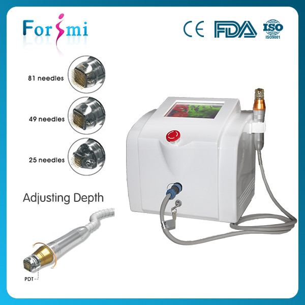 Hottest automatic controlling gold plating needles fractional rf microneedle