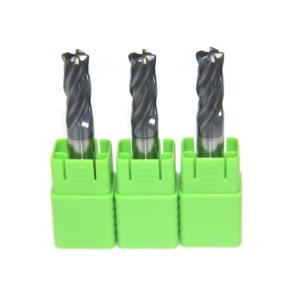 CNC Milling Corner Radius End Mill / Carbide Mill Cutter Black or Copper Color