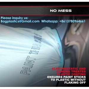 Overspray Protective Sheeting With 233+ Masking Tape (36 Mm), Translucent,