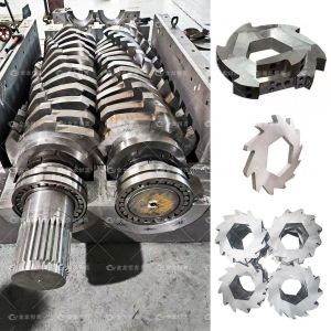 20100 kg Weight Metal Shredder with Six-fold Bearing Seal and Helix Cutter