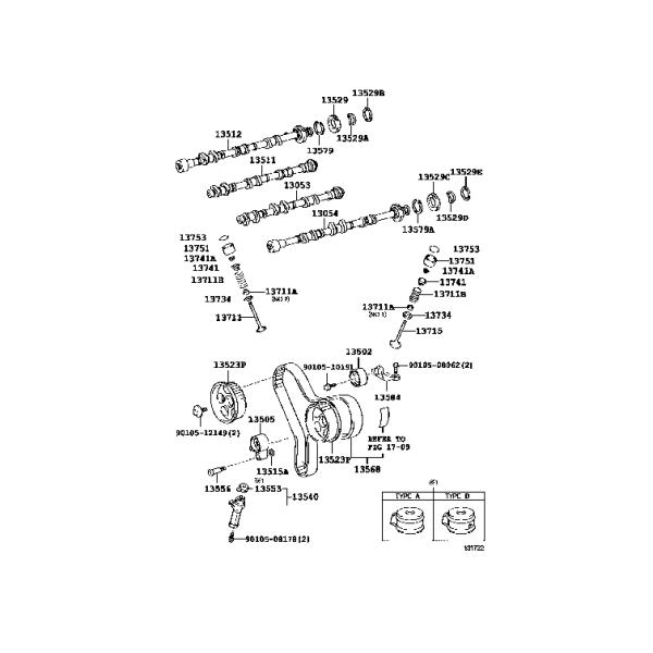 13540-20030 Timing ChainTensioner Assembly For Toyota Lexus RX400H ES300 2001-2010