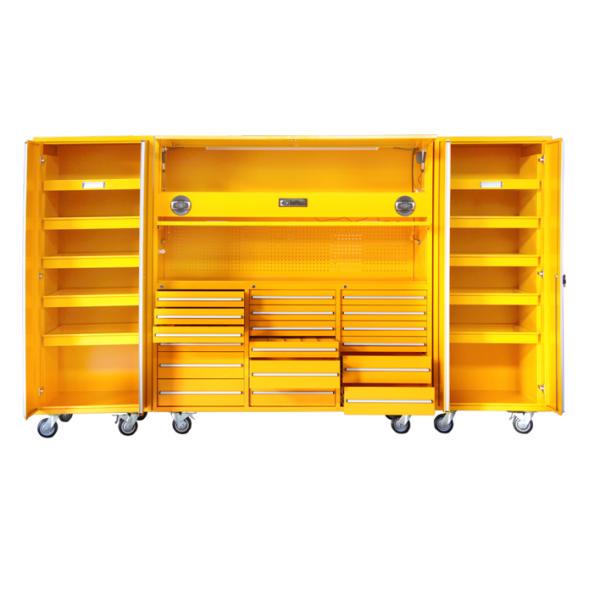 Heavy Duty Workshop Tool Cabinet with Customizable Design and Powder Coat Steel Finish