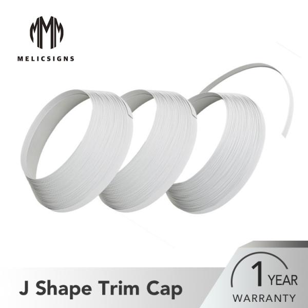 Buy Sign Making 35/45m Length Plastic Trim Cap Aluminum Core White Color Simple Handicraft at wholesale prices