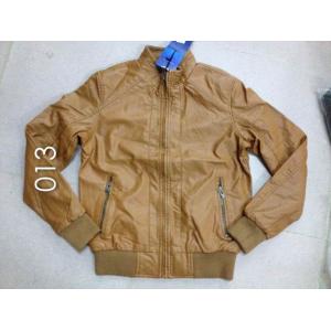 13 Men's pu fashion jacket coat stock