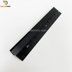 Anodized Black Carpet Edge Transition Strip Trim 7.7mm Thickness