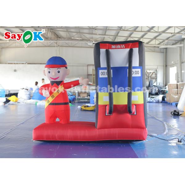 Buy Durable Inflatable Gas Station Cartoon Characters For Commercial at wholesale prices