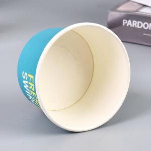 SGS Sundae Bowls Disposable Ice Cream Cups Glossy Lamination