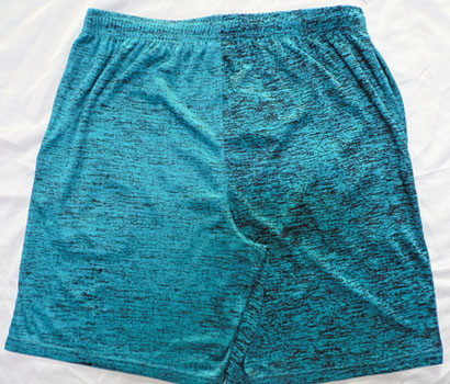 Elastic Waist Embroidery And Applique Exercise Shorts Men Fast Dry