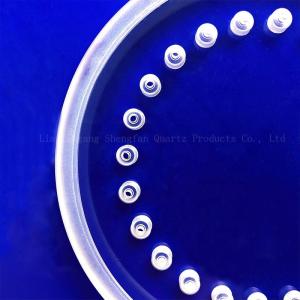 Custom Quartz Glass Step Sheet / Punch Sheet High Temperature