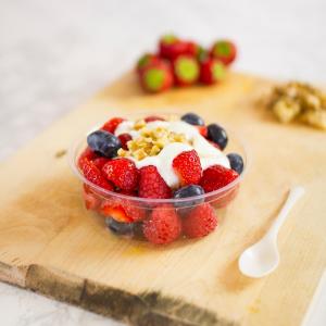 PLA Salad Bowl PLA Fruit Cup PLA Food Packing Box Disposable Biodegradable