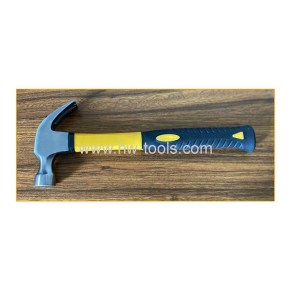 American type claw hammer with fiberglass handle