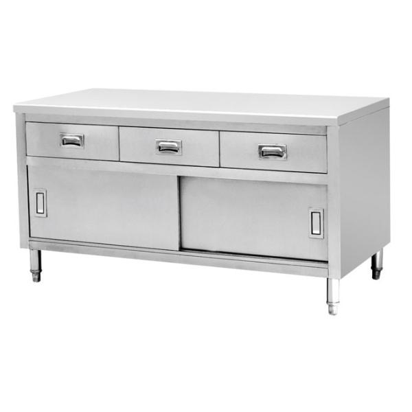 Buy Single Door Stainless Steel Kitchen Cabinets Without Sink at wholesale prices