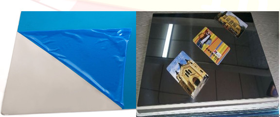 Buy High Mirror / Glossy Smart Card Lamination Steel Plate at wholesale prices