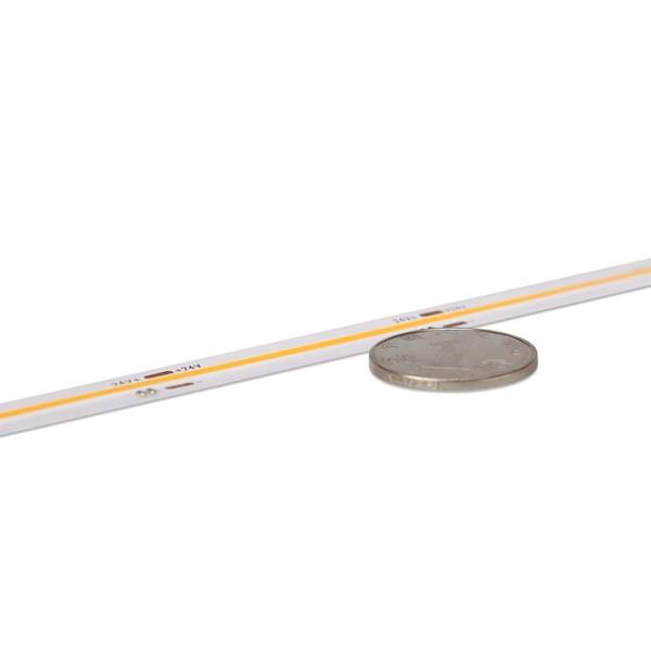 DC 24V 12V COB LED Strip Light 10mm Width CRI 95 15W 5 Years Warranty
