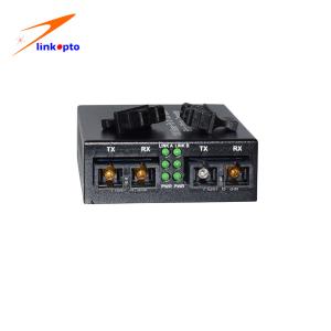 20KM Fiber Optical Ethernet Converter 100GBase-TX To 100GBase-FX