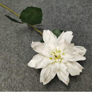 European Style 3 Heads Dahlia Artificial Flower For Home Party Wedding Silk