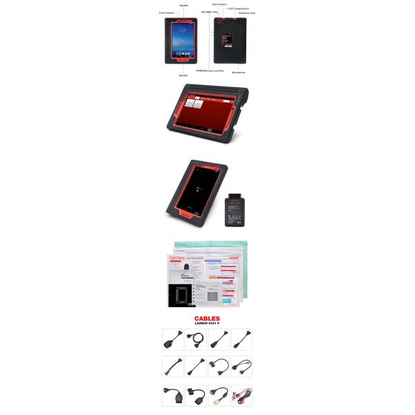 X431 V 8 inch global version LAUNCH X431 V 8 inch global version full ECU system diagnostic scanner x-431 V Bluetooth/Wi