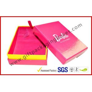 Fancy Jewellery Packaging Boxes For Valentine Gift, Pink Rigid Paper Gift