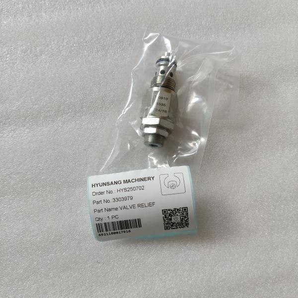 Hyunsang Excavator Parts Valve Relief 2271185 3303979 For Caterpillar 416E