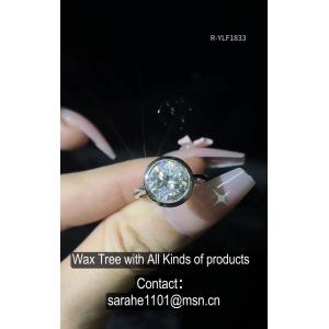 Round Moissanite Diamond Tiny 925 Silver CZ Rings With Band Width 2-3mm And