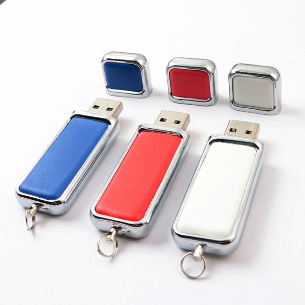30MB 3.0 Embossing Logo Leather USB Flash Drive 256GB 256GB 512GB