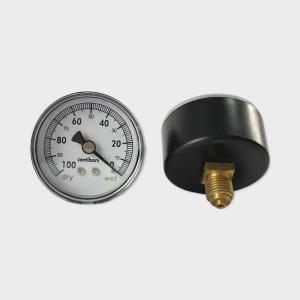 Plastic Case Vacuum Pressure Gauge Center Back Mount 50mm