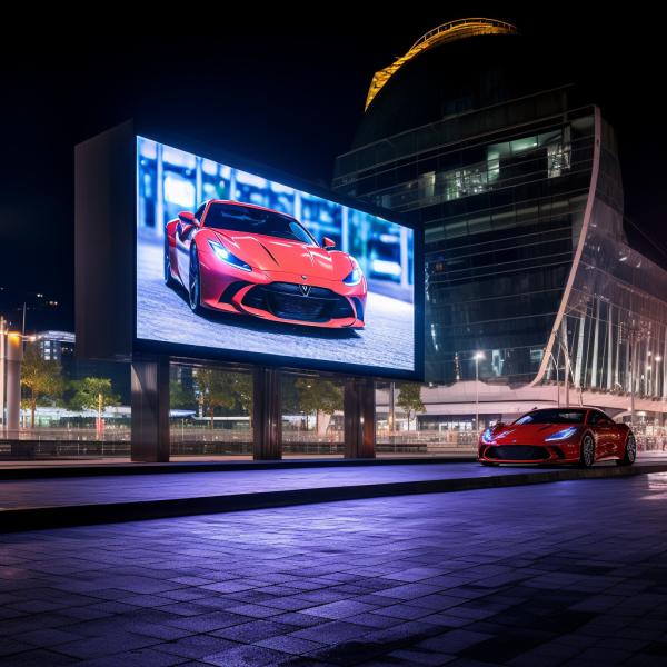 Full Color Nation Economic Waterproof P3.91 500*1000*90MM Outdoor LED Display Screen