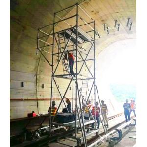 Aluminum Suspended Scaffolding System Cusomized For Subway Projects