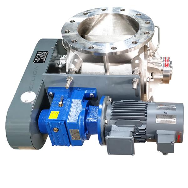 Chain Drive High Temperature Rotary Valve Airlock Feeder In Cement Plant