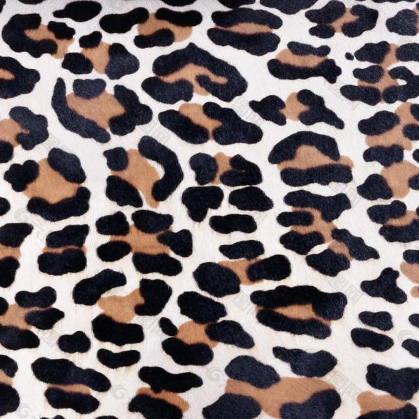 Printed 4 Way Stretch Denim Fabric Quick-Dry and with Leopard Pattern