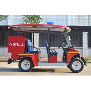 48V Lithium Battery Electric Fire Truck Golf Cart 5 Seater