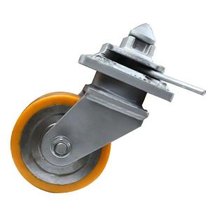 China 8 Inch PU  Swivel Wheel Casters Shipping Container Castors on sale