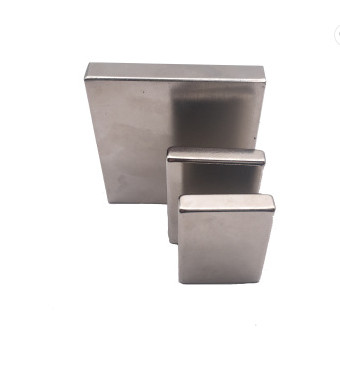 Buy Flat High Power Rectangular Neodymium Magnets Customized Logo at wholesale prices