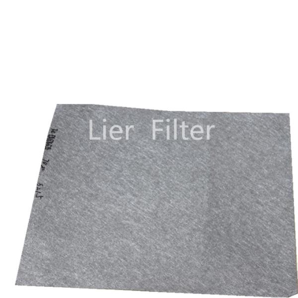 Buy FeCrAl Stainless Steel Sintered Metal Fiber Felt Nitric Acid Resistant at wholesale prices