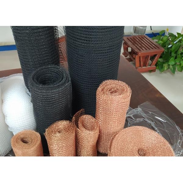 28mm Knitted Wire Mesh Single Knitting SS316L