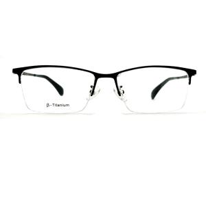 TF3252 Titanium Optical Frame Semi-rimless Square Eye Style