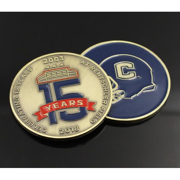 vintage souvenir medal bronze commemorative coins logo words picture Yiwu wholesale