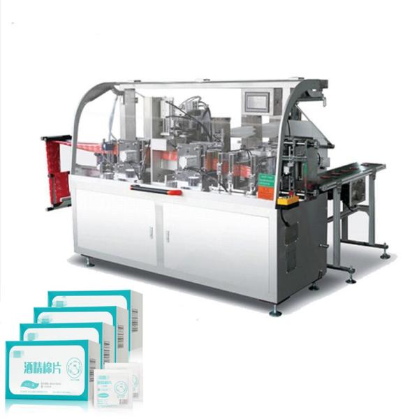 Buy Automatic Alcohol Swab Pad Packaging Machine 140mm Cotton Sheet at wholesale prices