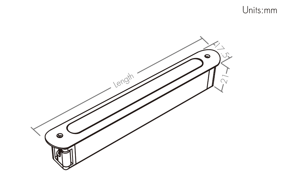 IP65 LED Handrail Linear Light System | 0.5-3.5W Soft Beam for Architectural