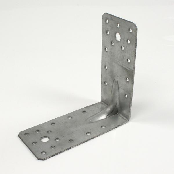 Galvanised L Corner Braces For Wooden, Wall And Metal Sheet 70 X 70 X 55 X 2mm