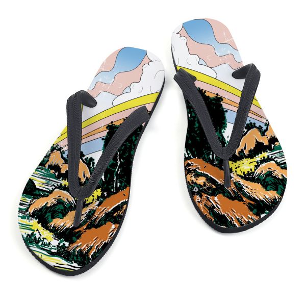 OEM Lightweight Mens Slip On Beach Sandals For Casual Outdoor Activities