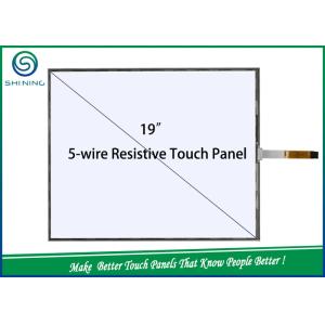 19'' 5 Wire Resistive Industrial Touch Screen Transparent Touch Panel LCD