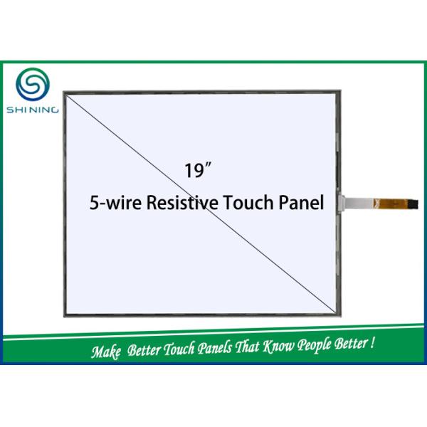 19'' 5 Wire Resistive Industrial Touch Screen Transparent Touch Panel LCD
