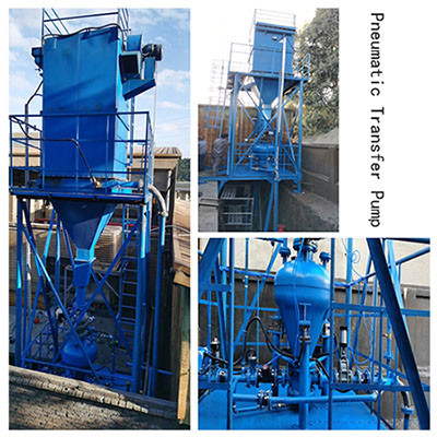 Low Power Consumption Pneumatic Conveying Pump Equipment For Silo