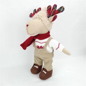 X'Mas Cuddly Plush Reindeer Stuffed Animal Christmas Moose Stuffed Animal