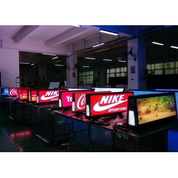 96*32 Cm Text Function Car LED Sign Display with Asynchronous Control Drive Mode